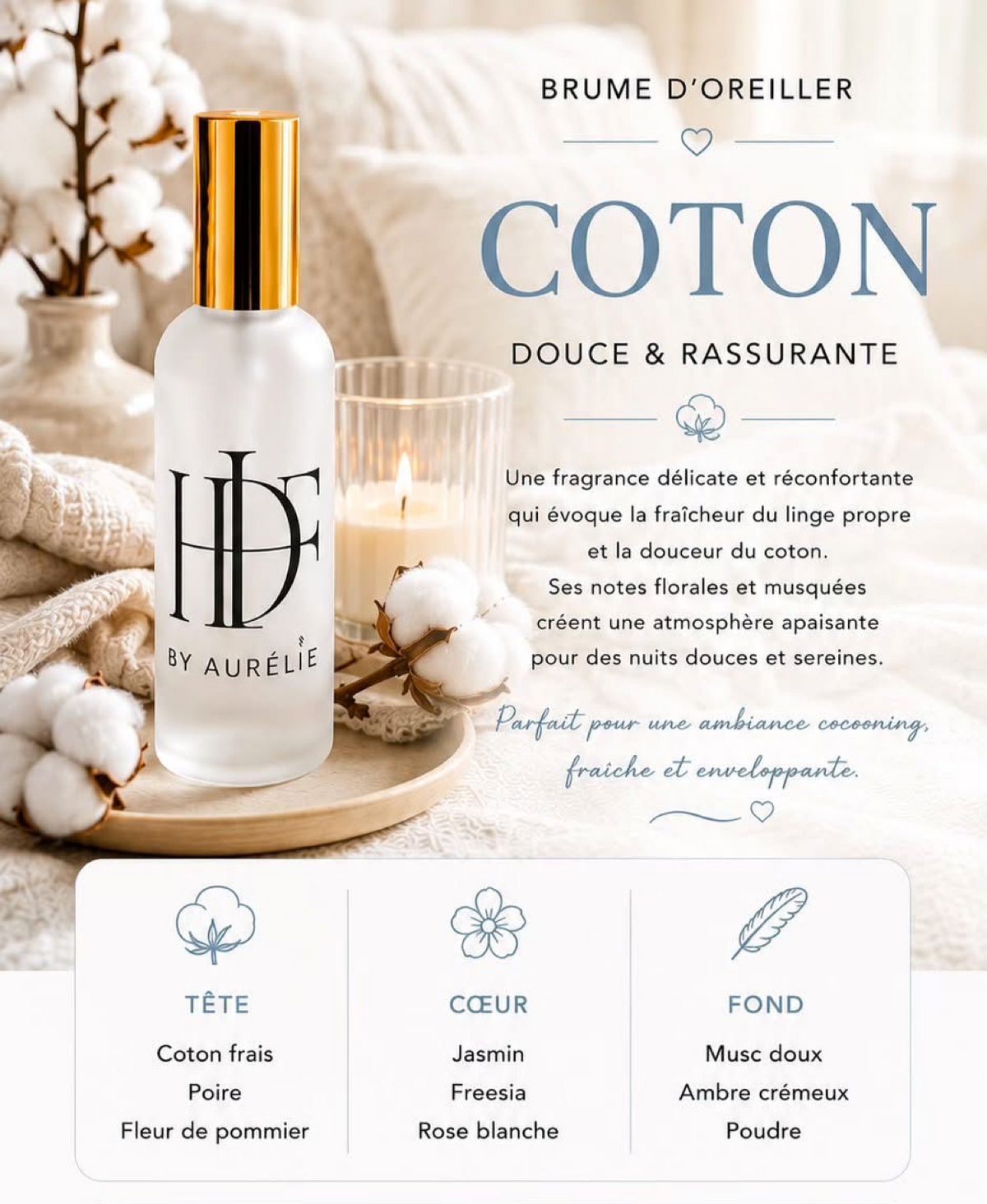 Brume d'Oreiller – Douceur et Bien-être