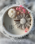 bougie meche bois fleur de coton